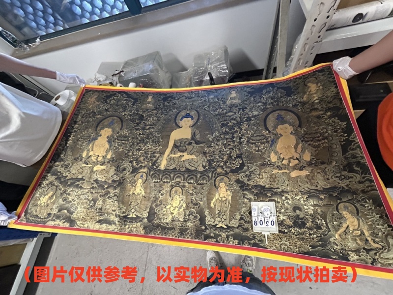 序号7,评估编号18090,唐卡,
尺寸(cm):146×82