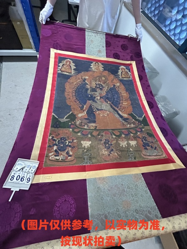 序号8,评估编号18069,唐卡,
尺寸(cm):67×87