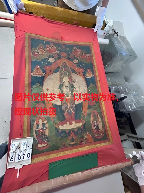 序号13,评估编号18070,唐卡,
尺寸(cm):43.5×69