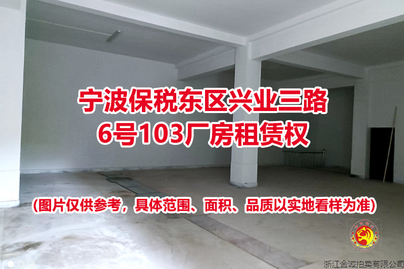 序号12：宁波保税东区兴业三路6号103厂房