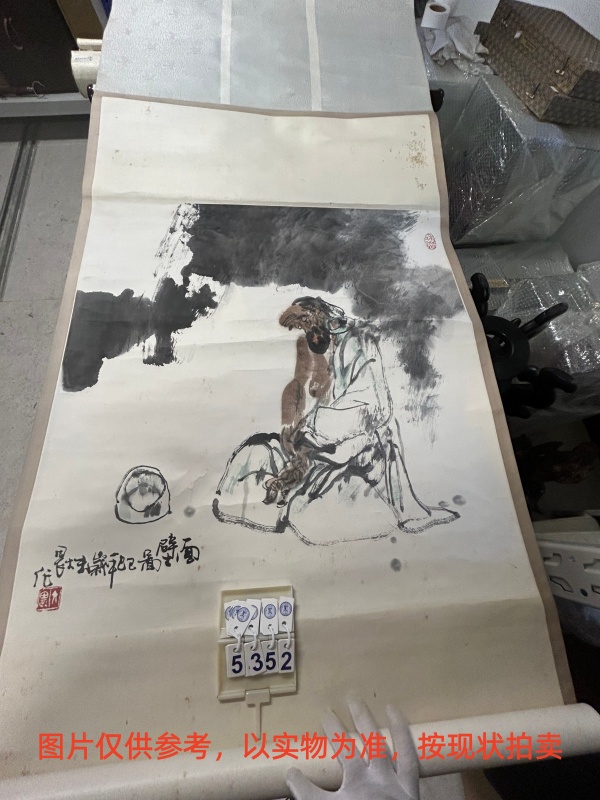 序号116,编号15352,
作者:施大畏
作品:面壁图