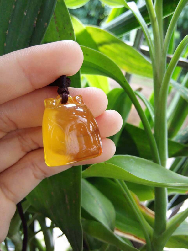 俄料金绞蜜糖色平安小锁